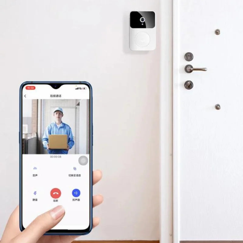 Campainha com Câmera WiFi e Interfone