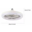 Ventilador de Teto com Lâmpada LED e Controle Remoto