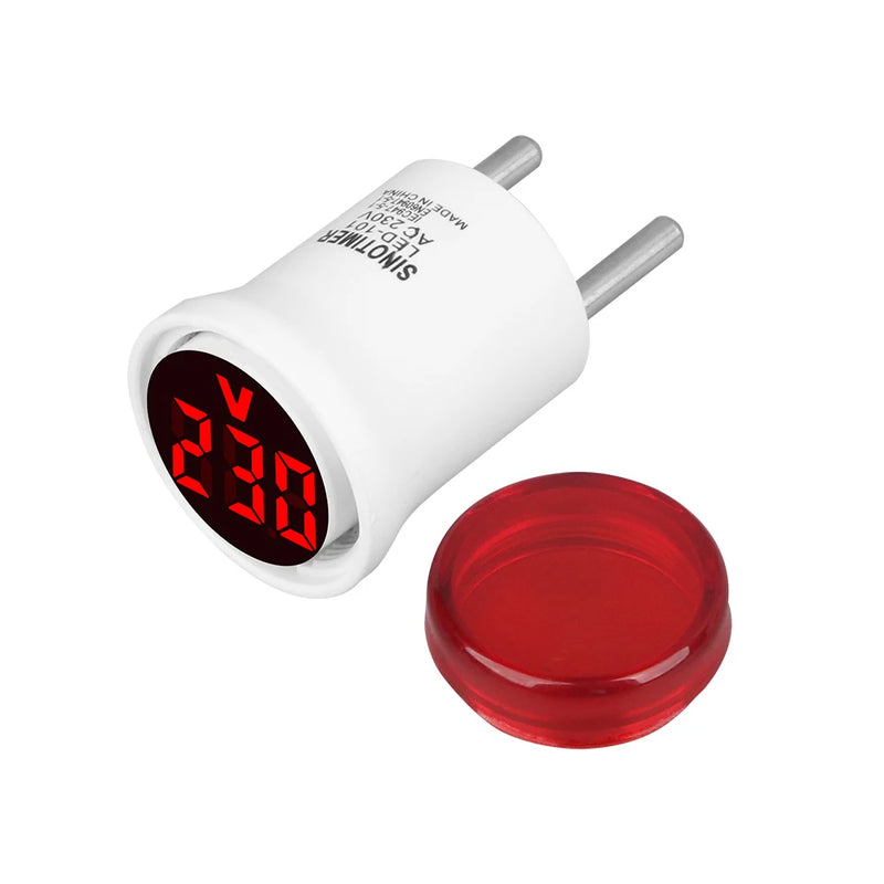 Voltímetro Digital AC 50-500V com Display LED