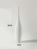 Vaso Zen Artesanal - Arte Minimalista Preto e Branco