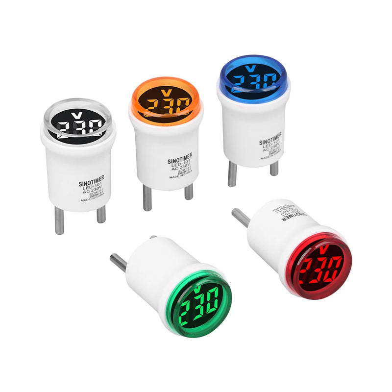 Voltímetro Digital AC 50-500V com Display LED