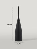 Vaso Zen Artesanal - Arte Minimalista Preto e Branco