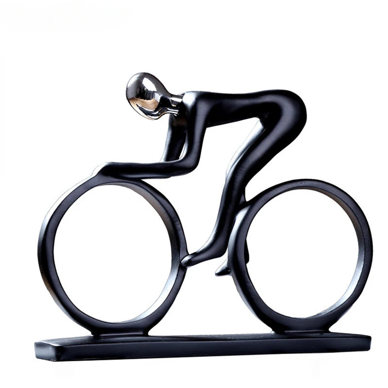 Escultura Moderna de Ciclista